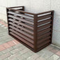  Housse De Climatiseur Extérieur, Abri De Pompe à Chaleur En Aluminium Résistant Aux Intempéries, Décoratif, Housse De Climatisation Réduisant Le Bruit, Protection Extérieure Pour Unités CVC