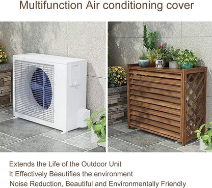  Housses De Protection Pour Climatiseurs Extérieurs, écran Décoratif De Protection Pour Climatiseurs, Abri Pour Poubelles, Barrière Pour équipements De Piscine, Pièce