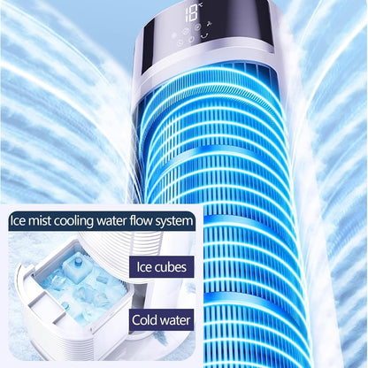 GENERIC Portable AC Unit 5000 BTU, Ventilateur De Refroidissement Silencieux à 3 Vitesses Avec La Brume De Glace Et La Télécommande, A/C Personnel Efficace Sur Le Plan énergétique Pour La Chambre à Coucher,
