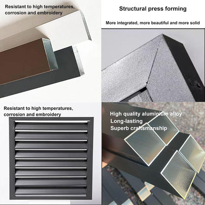  Housse De Climatiseur D'extérieur – Protection En Aluminium Pour Pompe à Chaleur – Bouclier Résistant Aux Intempéries Pour Installations Extérieures – Ajustement Universel – Protection Toute L'année