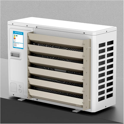  Unité De Climatisation Extérieure 65 X 65 Cm Barrière Coupe-vent Pour Protection Du Compresseur, écran De Clôture Pour Climatiseur, Condensateur