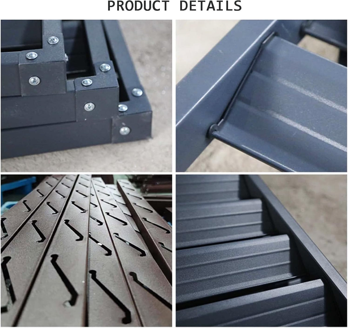 GENERIC Housse Décorative Pour Climatiseur Extérieur En Aluminium - Protection Contre Les Intempéries Pour Unités Climatisées Et Poubelles - Boîtier Autonome Pour Utilisation En Extérieur