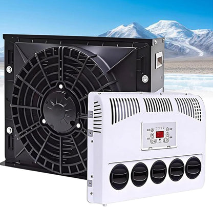 GENERIC Climatiseur De Véhicule Récréatif De Type Fendu 11000BTU Unité De Climatisation électrique Pour Camion, Cabine Et Camping-car, Refroidissement Rapide, Fonctionnement Silencieux