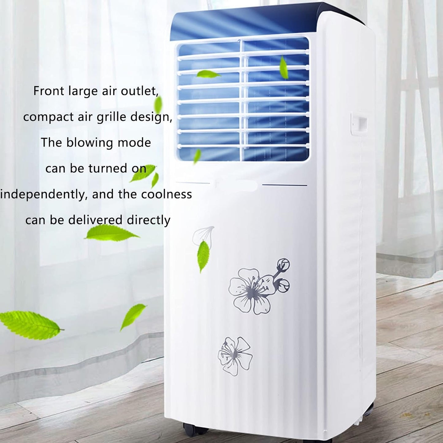  Climatiseurs Portables, Refroidisseur D'air évaporatif à Volume D'air Circulant De 300 M3/h Avec Oscillation à 90°, AC Portable Pour Chambre, Fonction De Minuterie 24 H Pour La Cuisine De La Chambre