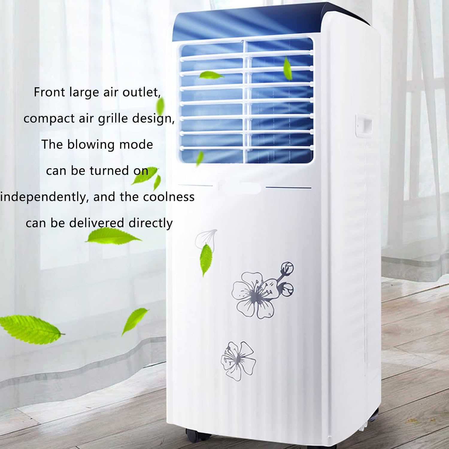  Climatiseurs Portables, Refroidisseur D'air évaporatif à Volume D'air Circulant De 300 M3/h Avec Oscillation à 90°, AC Portable Pour Chambre, Fonction De Minuterie 24 H Pour La Cuisine De La Chambre