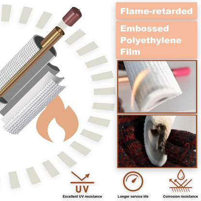  Tuyau De Cuivre Tube En Cuivre Pour Climatiseur 1/4 & 3/8 Pièce De Climatisation Split 20M Avec Un Bobine Isolante HVAC