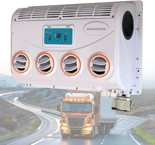 GENERIC Climatiseur De Cabine De Camion, Unité D'évaporateur Pour Semi-remorques, Bus, Camping-cars Et Caravanes, Système Split Compatible 12 V/24 V
