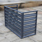 GENERIC Housse De Protection Pour Climatiseur Extérieur Toutes Saisons | Housse De Protection Pour Unités Extérieures | Panneaux De Clôture Et Boîtier De Poubelle En Aluminium | Ajustement Universel Résistant