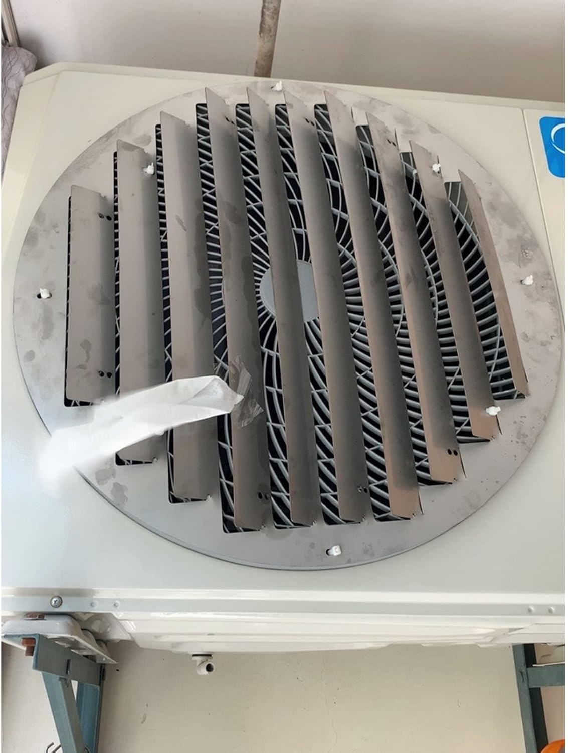  Déflecteur De Climatiseur En Acier Inoxydable Pour Unités Extérieures, écran De Clôture De Protection De Climatiseur Moderne, Couvercle De Guide D'air