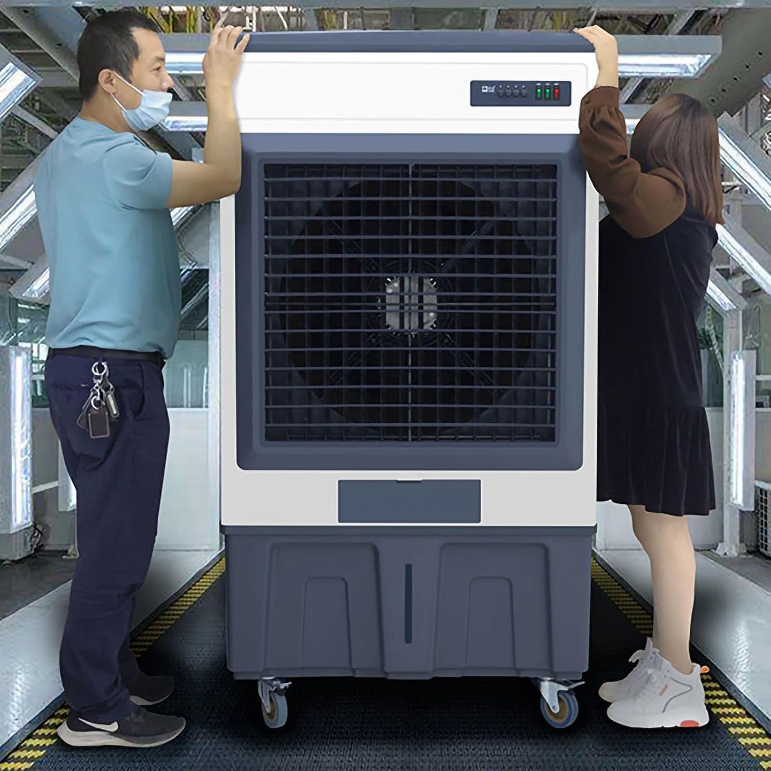  Climatiseur Refroidisseur Par évaporation Refroidisseur D'air 3 Vitesses Refroidisseur De Marais Pour Le Refroidissement Climatiseur Portatif Le Climatiseur à évaporation