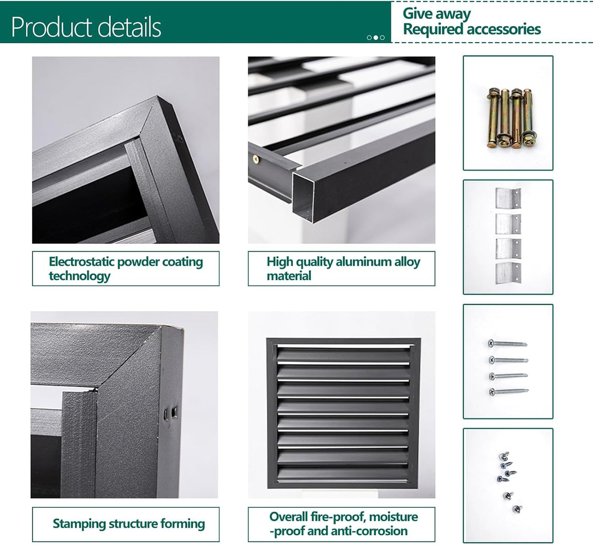 GENERIC Housse De Protection Pour Climatiseur Extérieur, Protection En Aluminium Pour Mini Condensateur Divisé, Housse Résistante Aux Intempéries Pour Systèmes 2-3P, Blanc Et Design élégant