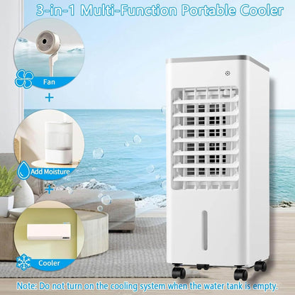 GENERIC Refroidisseur D'air Portable Sans Fenêtre 9L Avec 3 Vitesses, Oscillation à 90°, Minuterie 8H Pour La Maison, Le Bureau, La Chambre à Coucher