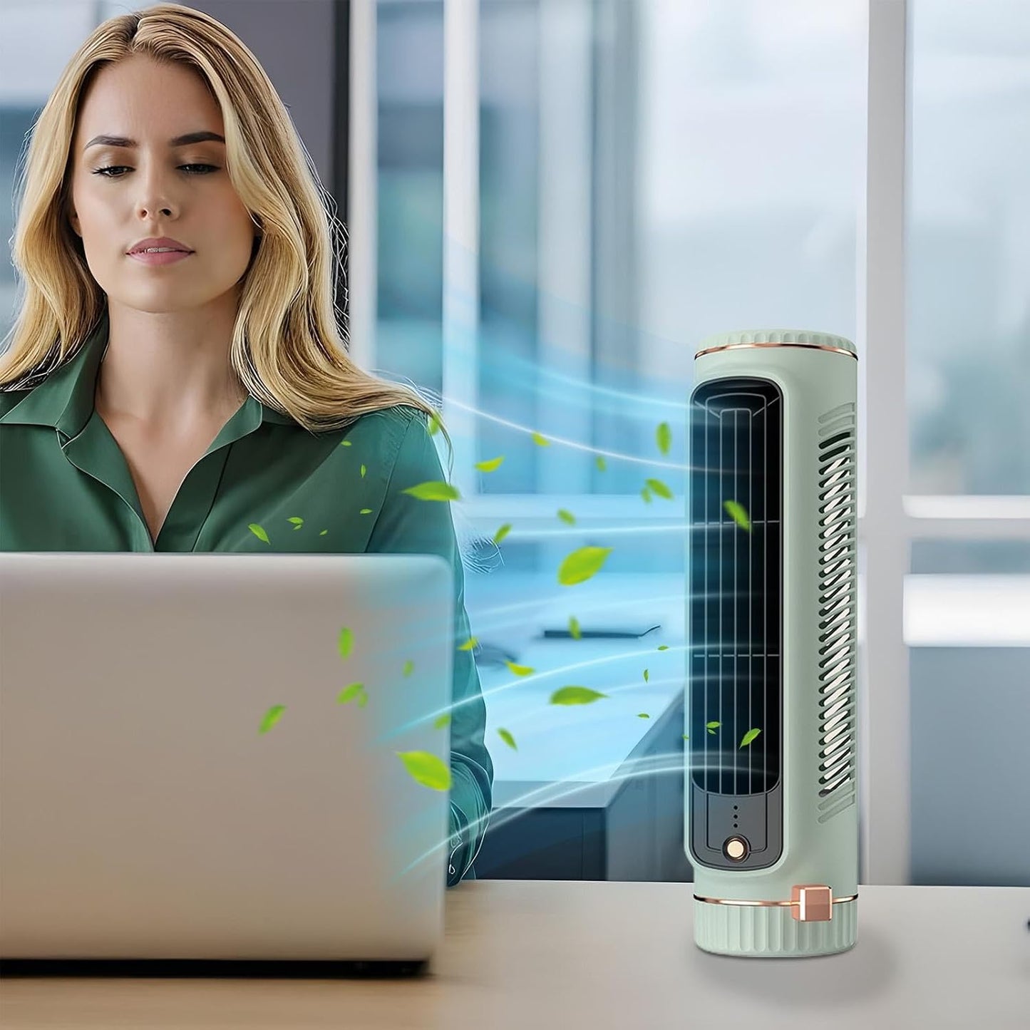 Genérico Climatiseur Portable : Direction à 360°, Mini Refroidisseur D'air, Unité De Climatisation Puissante | Le Climatiseur CA Indépendant Aère Le Climatiseur Le Plus Frais Pour Les Bureaux Du Do