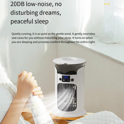  Climatiseur Portable Mobile 3-en-1 Avec Refroidisseur Évaporatif, Brumiseur, Réservoir De 880ml, Silencieux 20dB Pour Chambre Bureau, USB-C (Jaune)