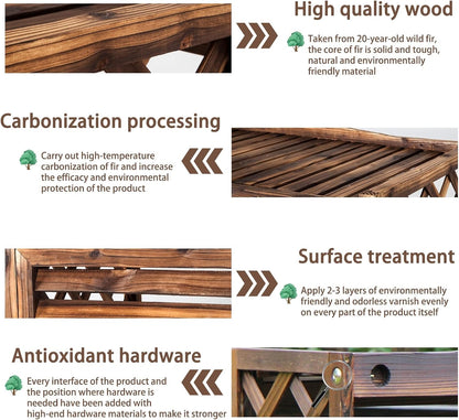 GENERIC Panneaux De Clôture D'intimité Extérieure - Cache-climatiseur En Bois Pour Unités Extérieures, écran Décoratif Pour Dissimuler Le Climatiseur Et Améliorer L'intimité Extérieure (Taille : 110