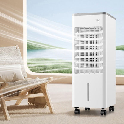 GENERIC Refroidisseur D'air évaporatif Portable, Ventilateur De Boîte De Glace 9L Avec Affichage LED, 3 Vitesses, Oscillation à 90 °, Minuterie 8H, Humidificateur Silencieux Pour La Chambre De Bureau à Domici