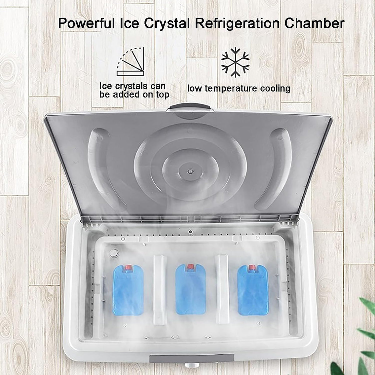 GENERIC Refroidisseur D'évaporation Portable Avec Réservoir De 55L, Oscillation à 3 Vitesses Et 120 °, Roues Faciles à Déplacer Pour Le Refroidissement De Bureau à Domicile, Flux D'air Rafraîchissant