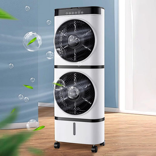 GENERIC Ventilateur De Refroidisseur D'air Portable, 300 Pieds Carrés évaporatif AC Avec Télécommande, A/C Personnel Ultra Silencieux Pour La Chambre De Bureau à Domicile, Dispositif De Refroidissement à écon