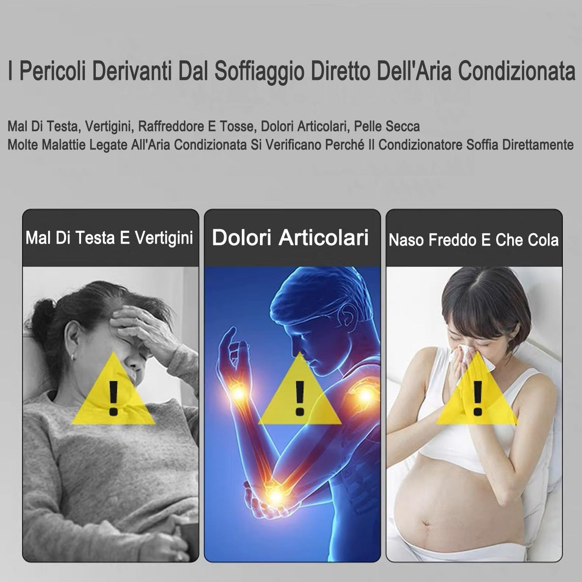  Réglable Déflecteur Climatisation, Universel Deflecteur Climatiseur Coupe-Vent, Soufflage Anti-Direct Pour Maison/Bureau âgés, Néonats, Femmes En Gestation Couvre-vent Défensé (Blanc)