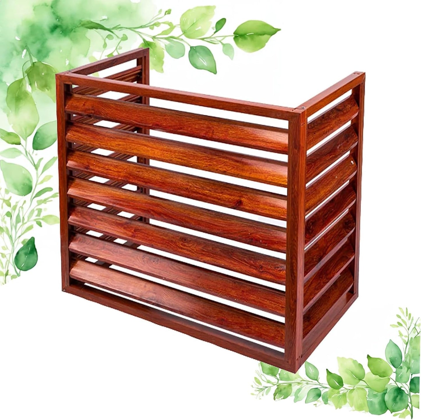  Cache Climatisation Cache Clim Caisson Anti Bruit Pompe à Chaleur Protection Moteur Climatisation Cache Climatiseur Exterieur Aluminium L100*W50*H70(1.5P)