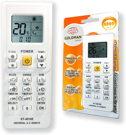  GOLDMAN SERVICE | Télécommande Pour Climatiseur Inverter Pour Pompe à Chaleur Et Froid