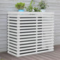 GENERIC Housse De Protection Extérieure En Bois Pour Climatiseur Et Pompe à Chaleur, Design élégant Pour Dissimuler Les Unités Et Résistant Aux Intempéries, Parfaite Pour Les Jardins Et Les Terrasses.