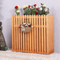 GENERIC Clôture En Bois Massif Pour Climatiseur – Housse Anti-corrosion Et Support Pour Plantes Pour Climatiseurs 100 X 30 X 80 Cm – Cachez Et Protégez élégamment Votre Système De Climatisation