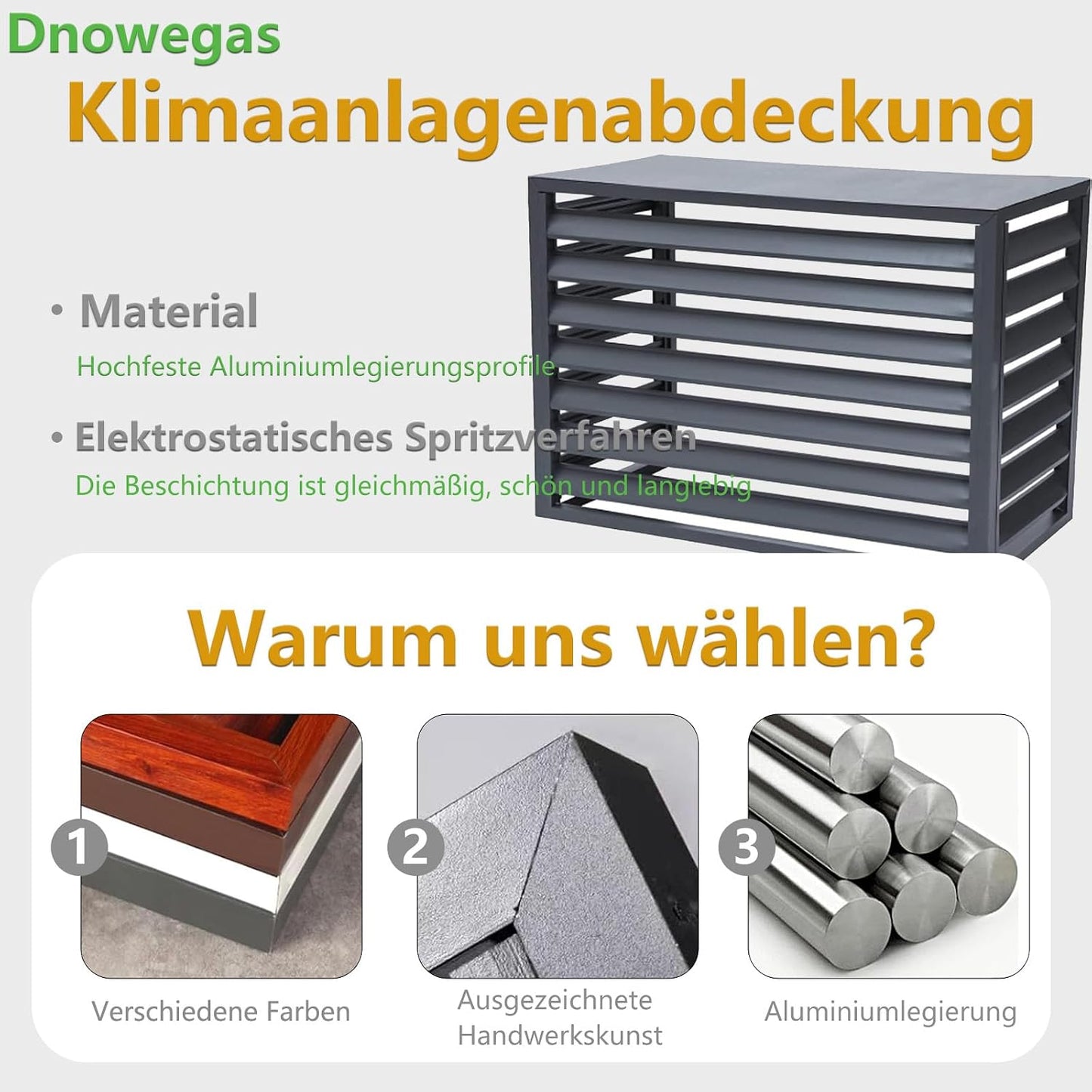 Housse De Protection Pour Climatiseur Extérieur Avec Bordure En Aluminium Pour Pompe à Chaleur L100/W50/H70 (1,5P) Blanc Résistant Aux Intempéries Et Idéal Pour Une Utilisation En Extérieur