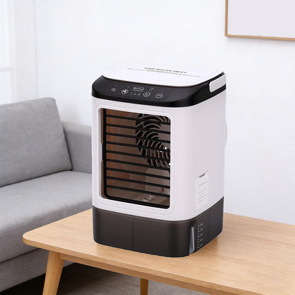  Climatiseur Portable, Mini Ventilateur D'humidification Avec 3 Vitesses Et 2 Modes De Brume Pour Bureau, Table De Nuit, Maison, Bureau, Voiture, Voyage En Plein Air