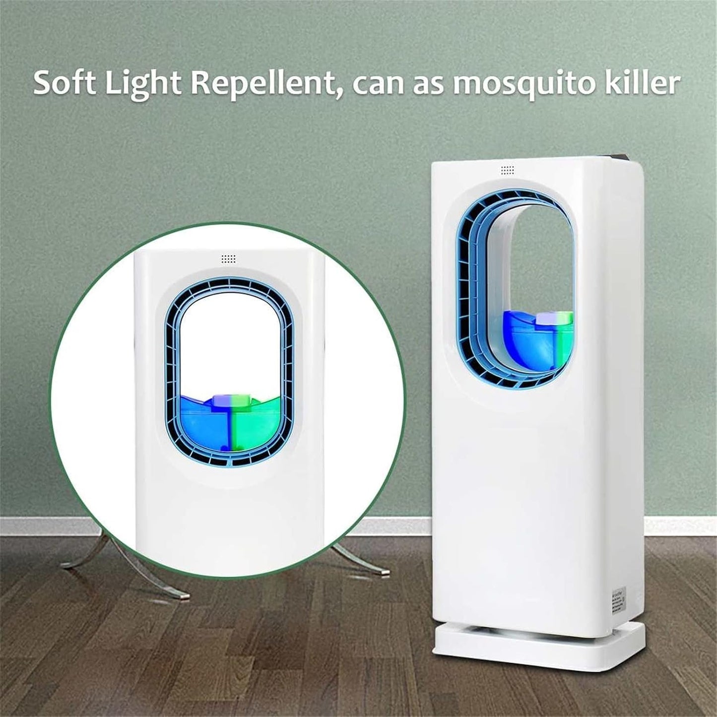  DieffematicKTY Climatiseur Mobile Air Conditioner Fan Air Humidifier Purification Household Room Floor-to-Ceiling Tower Fan Bladeless Air Cooler
