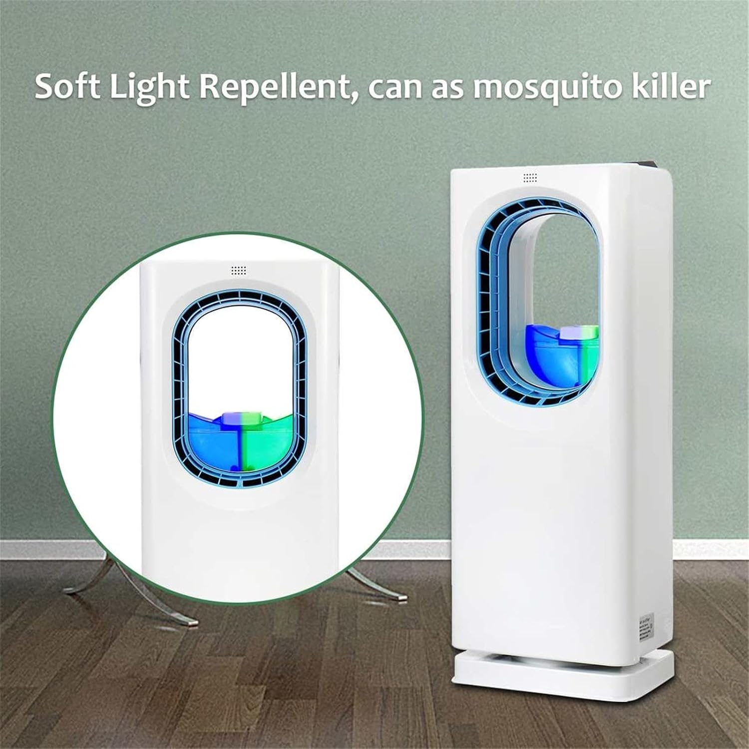  DieffematicKTY Climatiseur Mobile Air Conditioner Fan Air Humidifier Purification Household Room Floor-to-Ceiling Tower Fan Bladeless Air Cooler