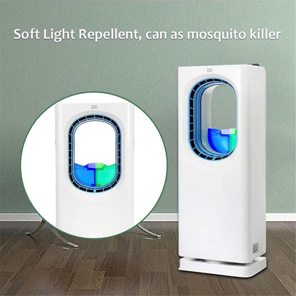  DieffematicKTY Climatiseur Mobile Air Conditioner Fan Air Humidifier Purification Household Room Floor-to-Ceiling Tower Fan Bladeless Air Cooler