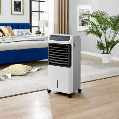  TRIOCLIMA+ Refroidisseur D'air Chaud D'air Froid Et Déshumidificateur Portable 2000 W Avec Télécommande Et Minuterie Avec Affichage Numérique 10 Litres
