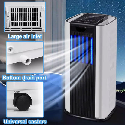 GENERIC Climatiseur Mobile 4 En 1 Avec Réservoir D'eau Refroidisseur D'air Couverture Jusqu'à 35 M² Climatiseur Sans Unité Extérieure Pour Maison Bureau Chambre