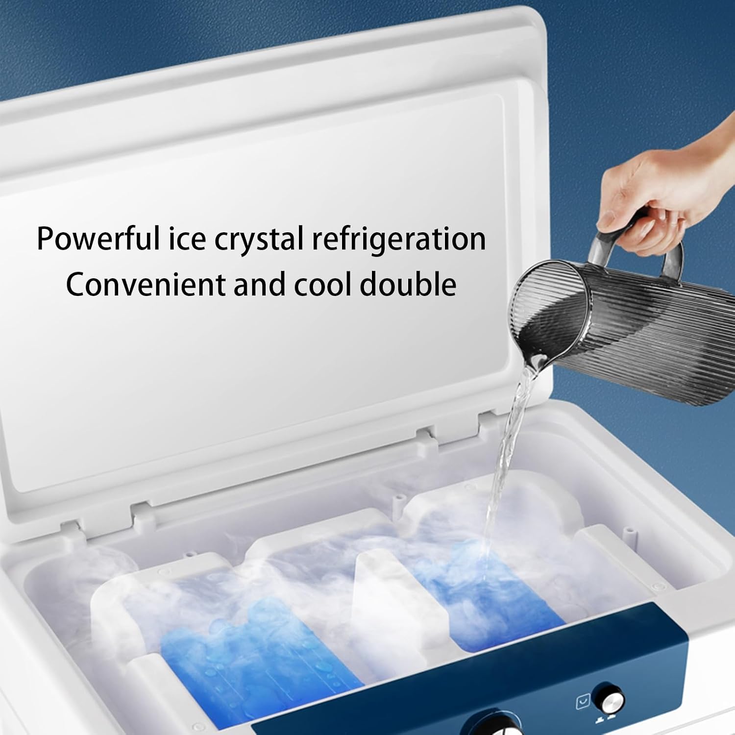 GENERIC Refroidisseur D'air Par évaporation – Climatiseur Portable Avec Réservoir D'eau, 3 Réglages De Vitesse, Ventilateur De Refroidissement Rapide 3 En 1 Pour Chambre, Bureau, Garage