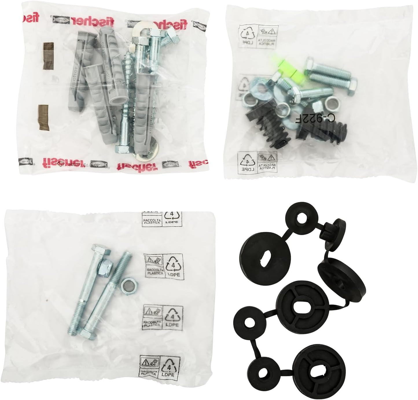  Fischer Supports Pour Climatisation, Unité Extérieure KLIMA STRONG, Longueur Du Bras 560 Mm, étagères En Acier Galvanisé Greffage Rapide, Comprend Système De Fixation Fischer SX Et Pieds Antivibrants