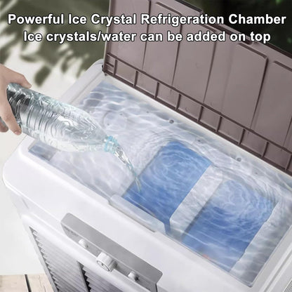  Refroidisseur D'air Par Évaporation, Réservoir D'eau De 70L Et 3 Vitesses De Ventilateur, Oscillation à 120 °, Refroidisseur Par Évaporation Avec Roue, Refroidisseur D'air De Marais Industriel Pour Ex