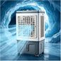 GENERIC Ventilateur Refroidisseur D'air Par évaporation Portable, Réservoir D'eau 30 L, Rideau Triple Face 1758 CFM, Oscillation 120°, 3 Vitesses, Sans Tuyau, 100 W, For Maison, Bureau, Terrasse