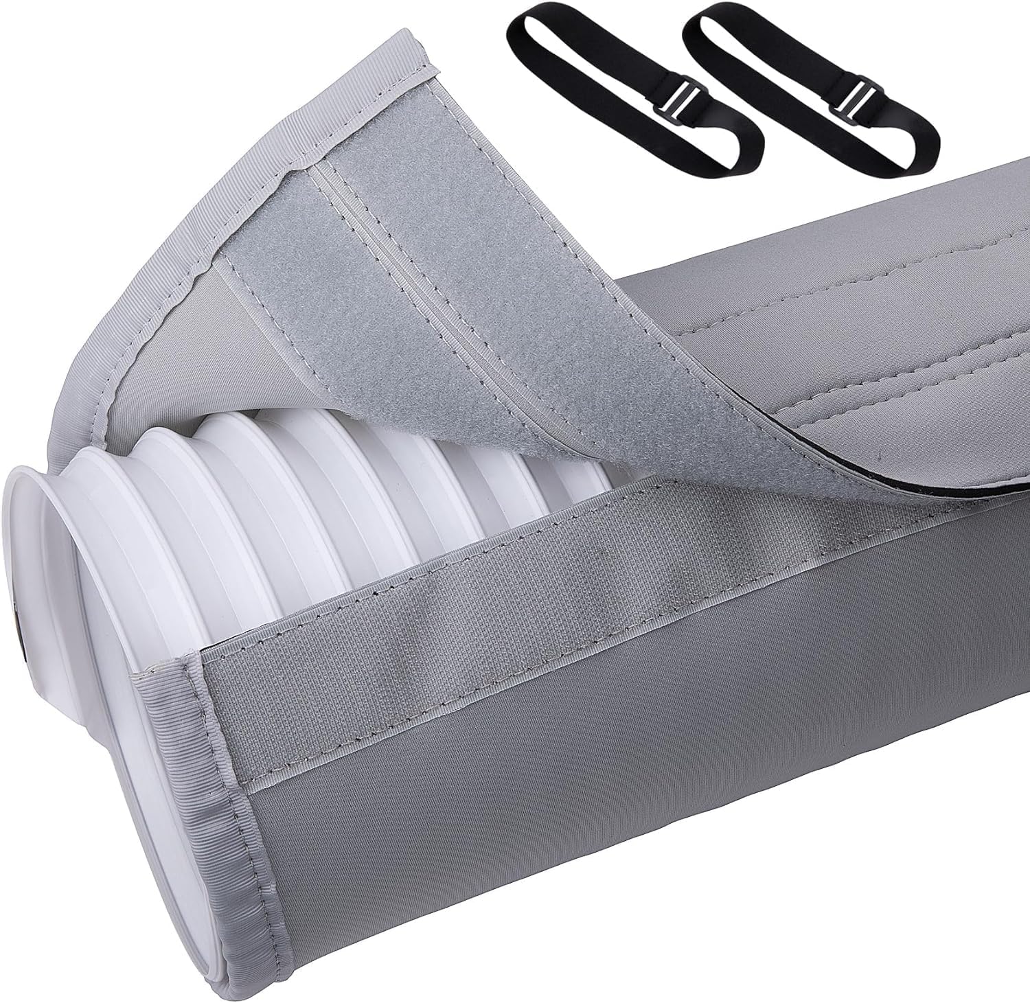  150 X 50 Cm Couvercle De Tuyau De Climatisation Portable - Isolation Tuyau Climatiseur Manchon - Housse Tuyau Climatiseur Mobile,isolée, Facile à Installer