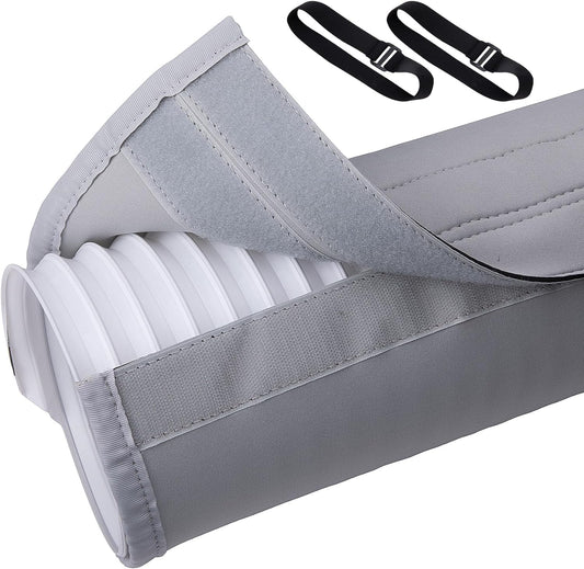  150 X 50 Cm Couvercle De Tuyau De Climatisation Portable - Isolation Tuyau Climatiseur Manchon - Housse Tuyau Climatiseur Mobile,isolée, Facile à Installer