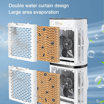  Climatiseur évaporatif Swamp Cooler, Ventilateur Vertical Extérieur Double Couche, 3 Vitesses De Ventilation, Filtre Anti-poussière, Pour Pièce