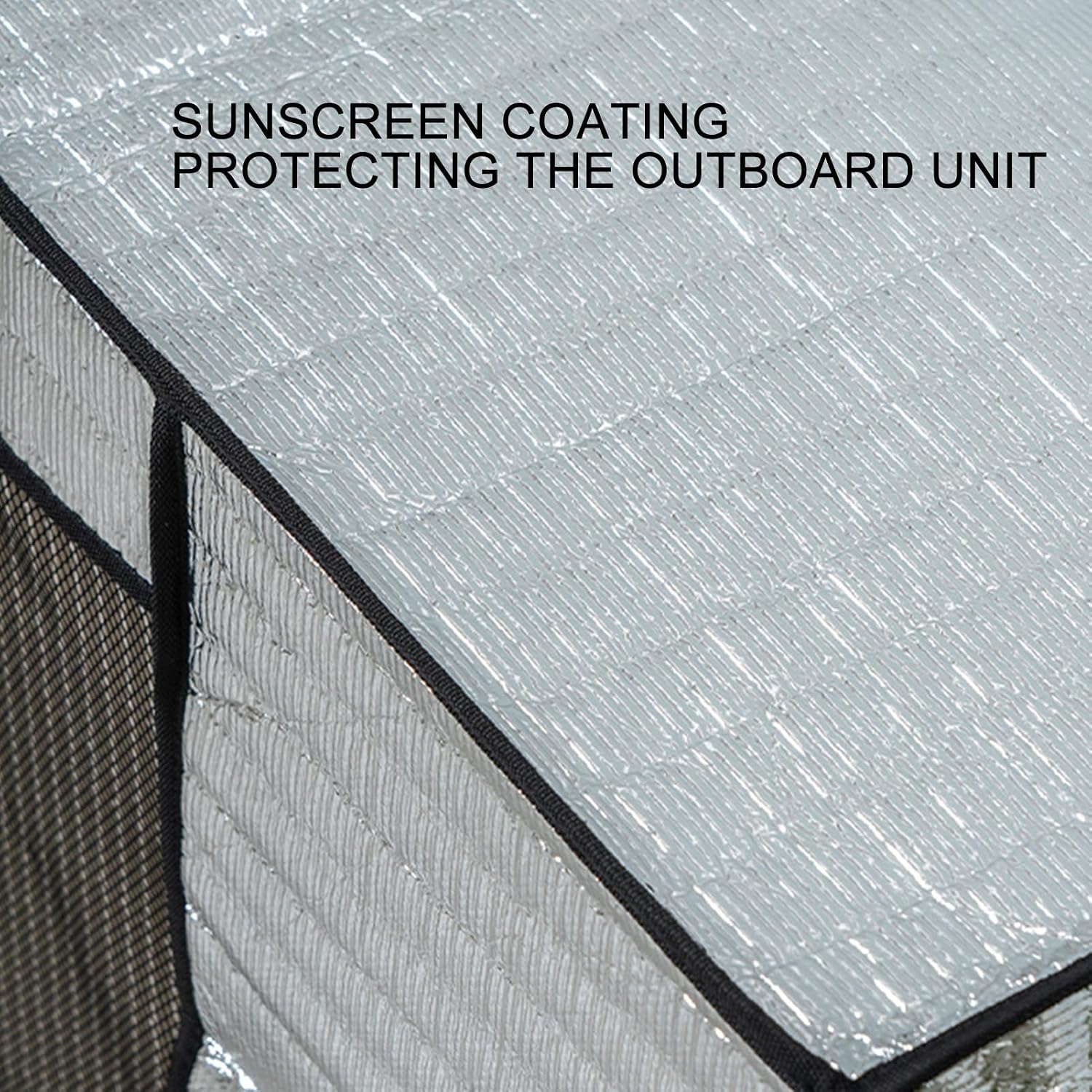  Housse De Protection Pour Climatiseur En Feuille D'aluminium Anti-poussière Et Imperméable (96 X 40 X 70 Cm)