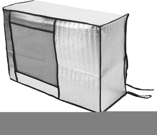  Housse De Protection Pour Climatiseur En Feuille D'aluminium Anti-poussière Et Imperméable (96 X 40 X 70 Cm)