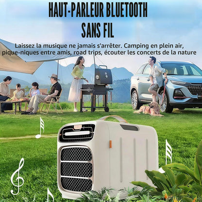 GENERIC Climatiseur D'extérieur Portable, Refroidissement Et Chauffage Pour Camping-car, Caravane, Camping-car, Tente Et Camion, Réfrigération, Déshumidification, Design Compact